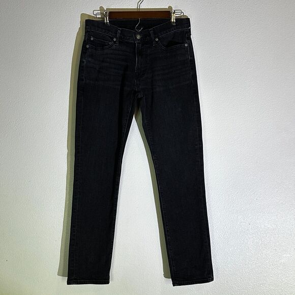 Abercrombie & Fitch Mens Jeans 30x30 Black Skinny Stretch Medium Wash Denim - Picture 1 of 14